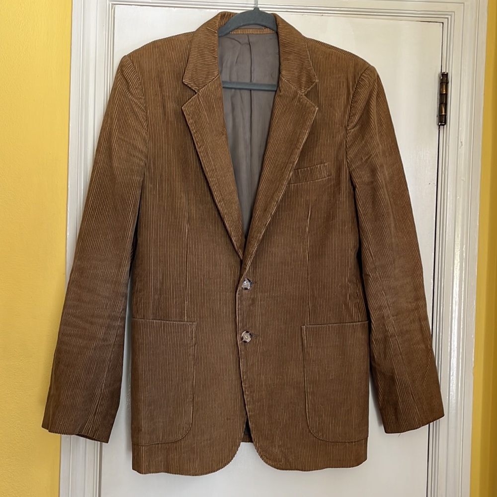 Generra men’s tan corduroy blazer